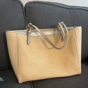 Tory Burch Straw Tote Bag